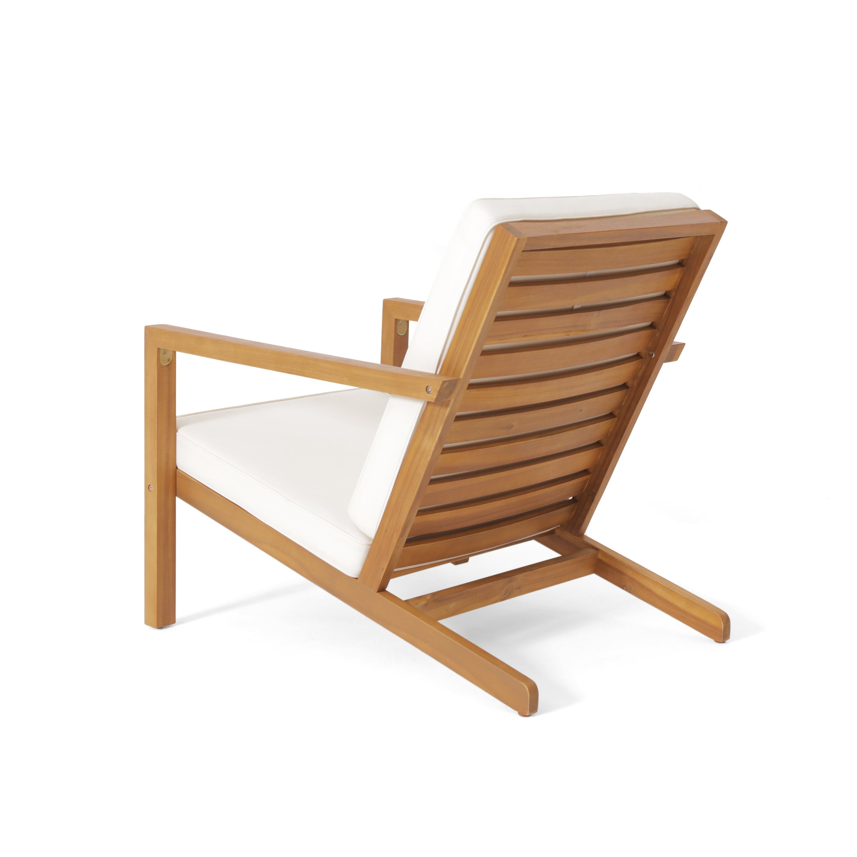 3 Pieces Acacia Wood Outdoor Minimalist Set