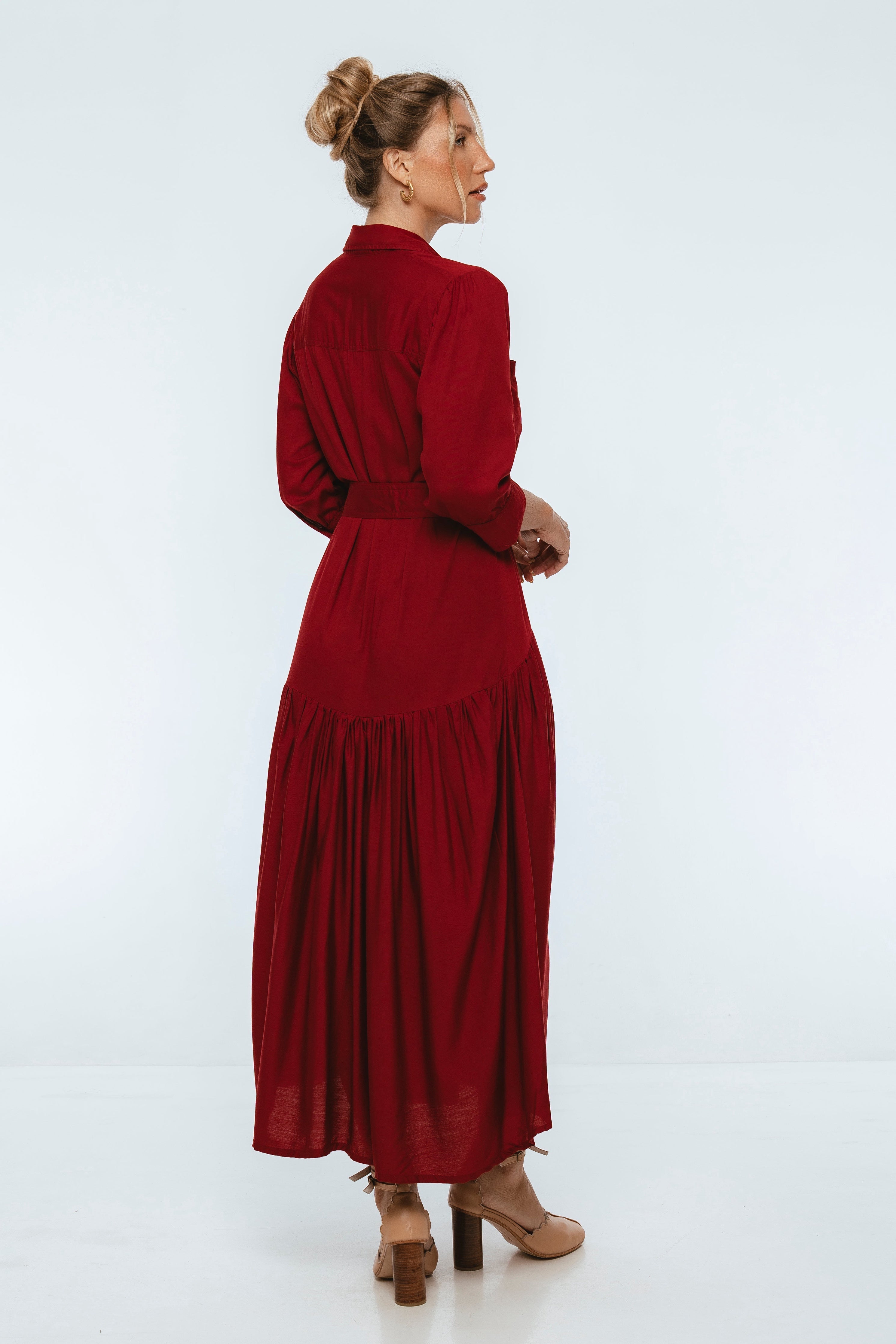 Colette Long Sleeve Shirt Dress