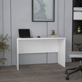 Malibu 47' Wide Study Modern White Desk
