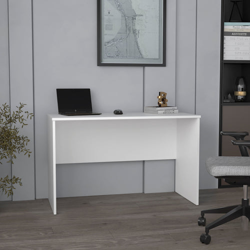 Malibu 47' Wide Study Modern White Desk