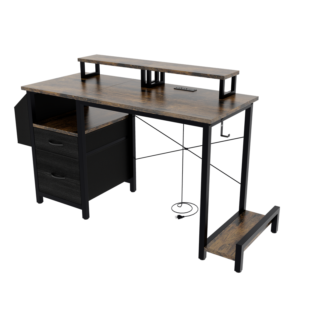 47.27'Office Desk With Power Outlet