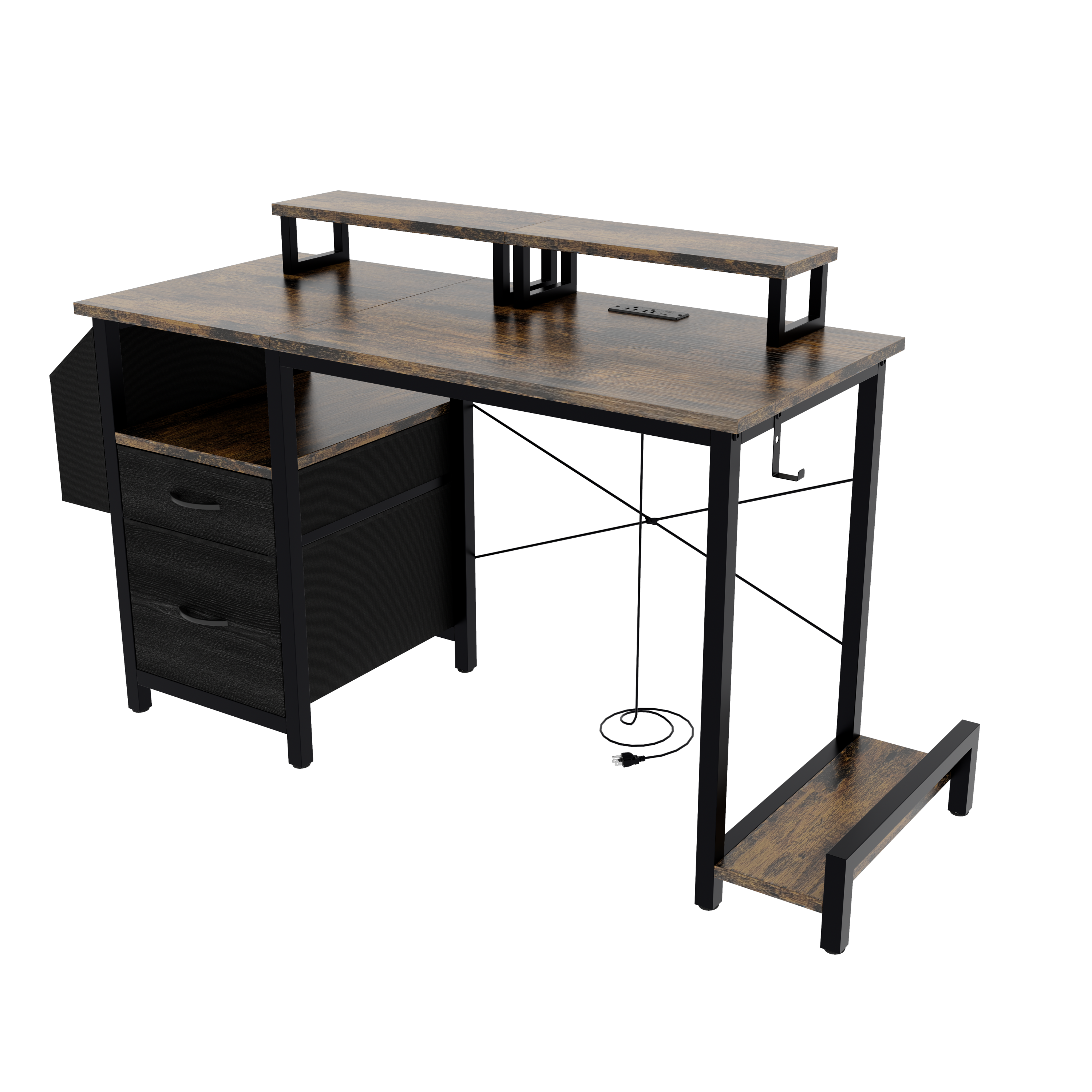 47.27'Office Desk With Power Outlet