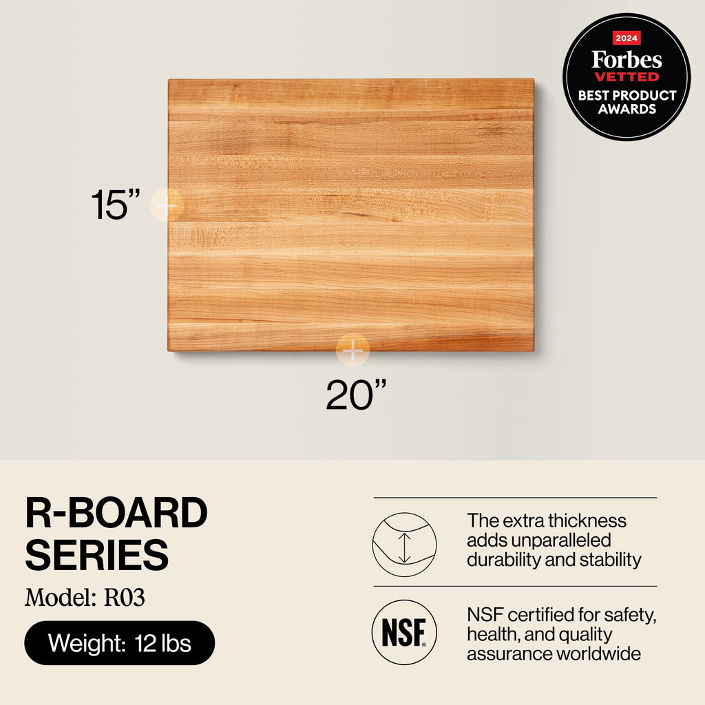 John Boos 20-by-15-Inch Reversible Maple Cutting Board