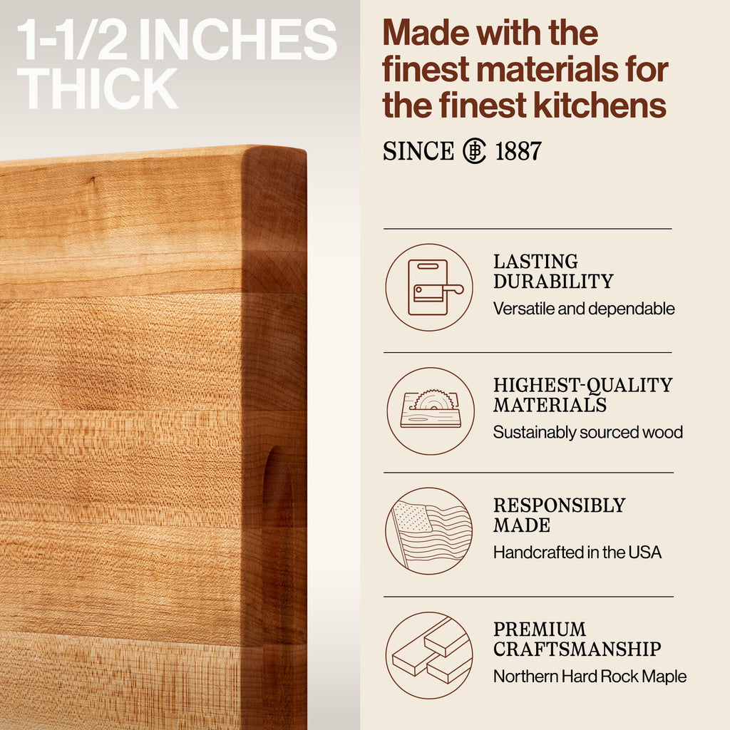 John Boos 20-by-15-Inch Reversible Maple Cutting Board
