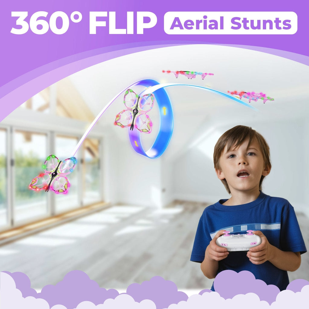 Contixo TD2 Butterfly Kids Drone - LED Lights, 360- Stunts, 14 by Contixo