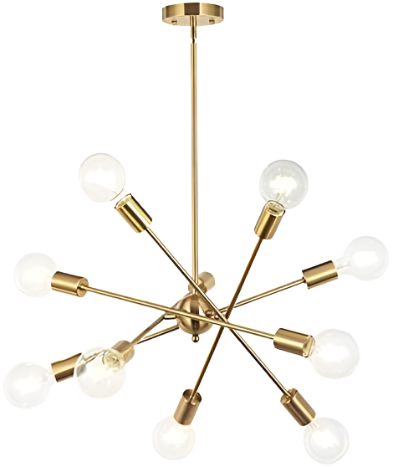 Modern Sputnik Chandelier Lighting With Adjustable Arms