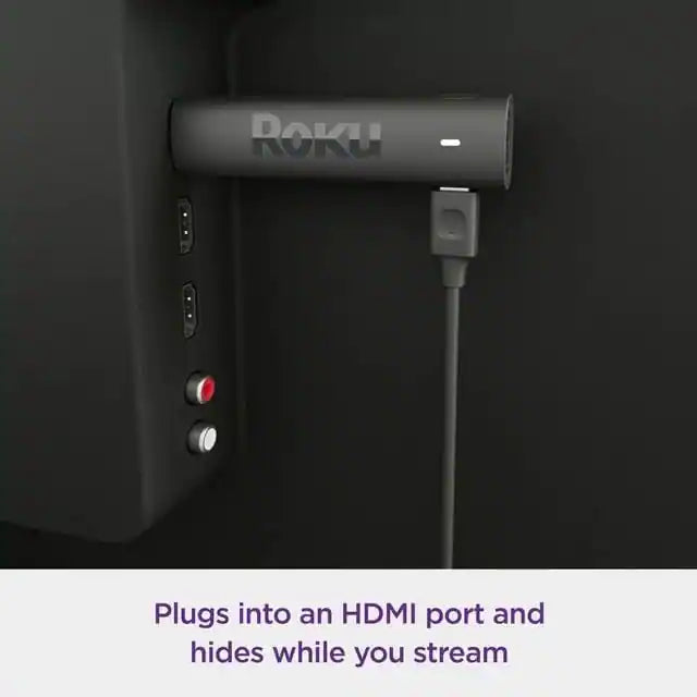 Roku Refurbished 4K Streaming Stick, Black (3820XB)