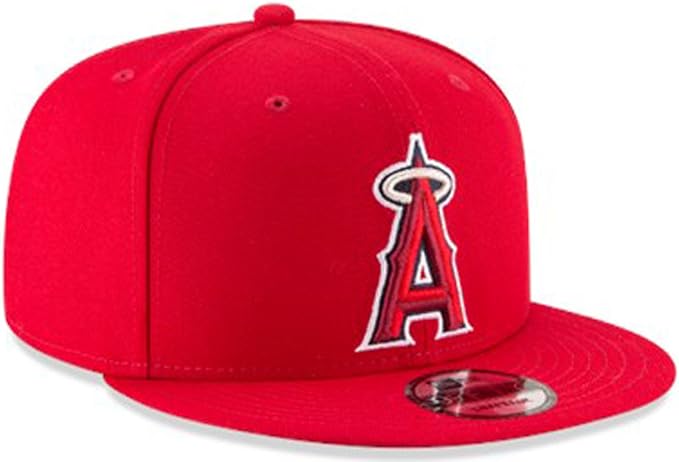 Authentic Angels Red 9Fifty Snapback OSFM Hat Cap