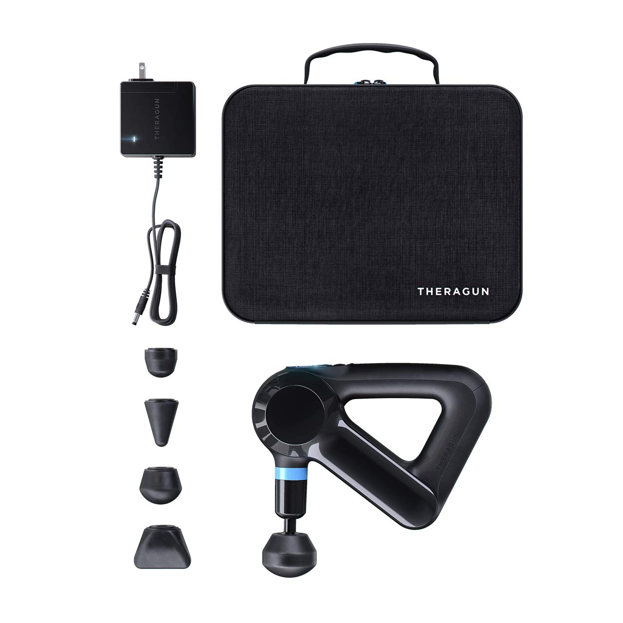 Therabody TheraGun Elite Ultra-Quiet Handheled Percussion Muscle Massager in Black
