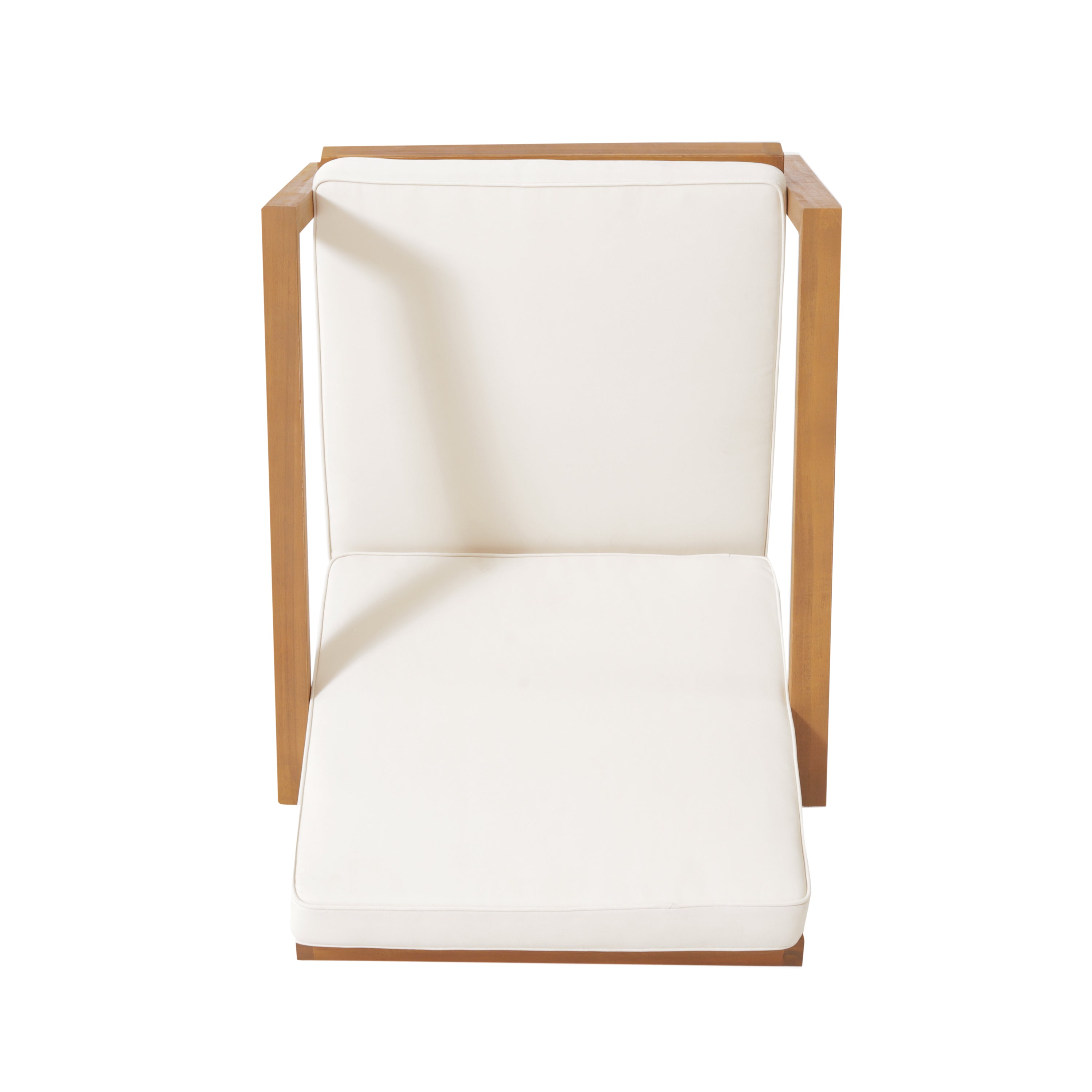 3 Pieces Acacia Wood Outdoor Minimalist Set