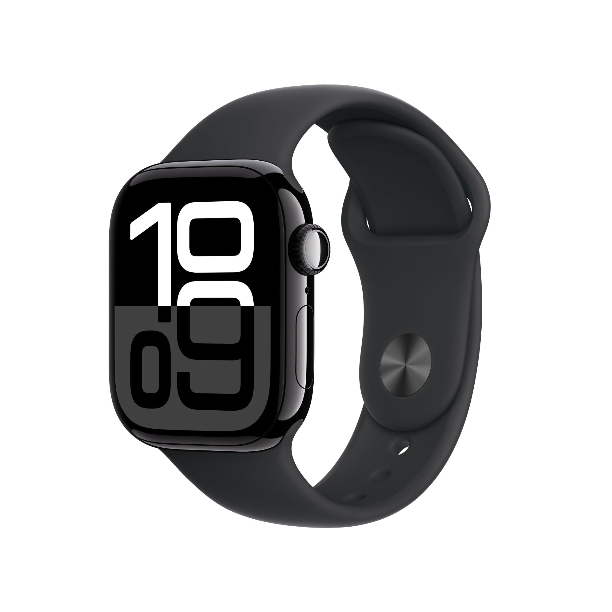 Apple Watch Series 10 42mm Gps Aluminum Jet Black + Black Sport Band 64gb WS1