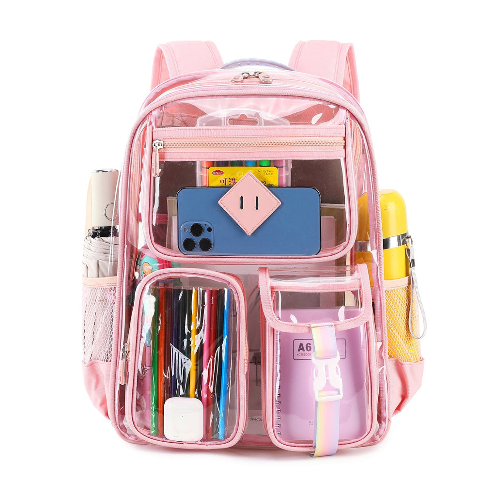 Contixo Heavy Duty Clear Backpack - PVC Transparent, Stadium Ap by Contixo