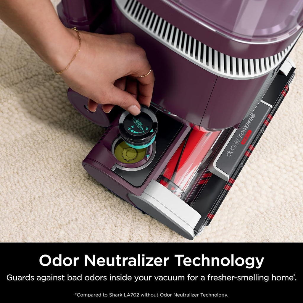 Shark Rotator Pet Lift-away Adv Upright Vacuum/duoclean Powerfins Hairpro/odor Neutralizer La702 Wine Purp WS1