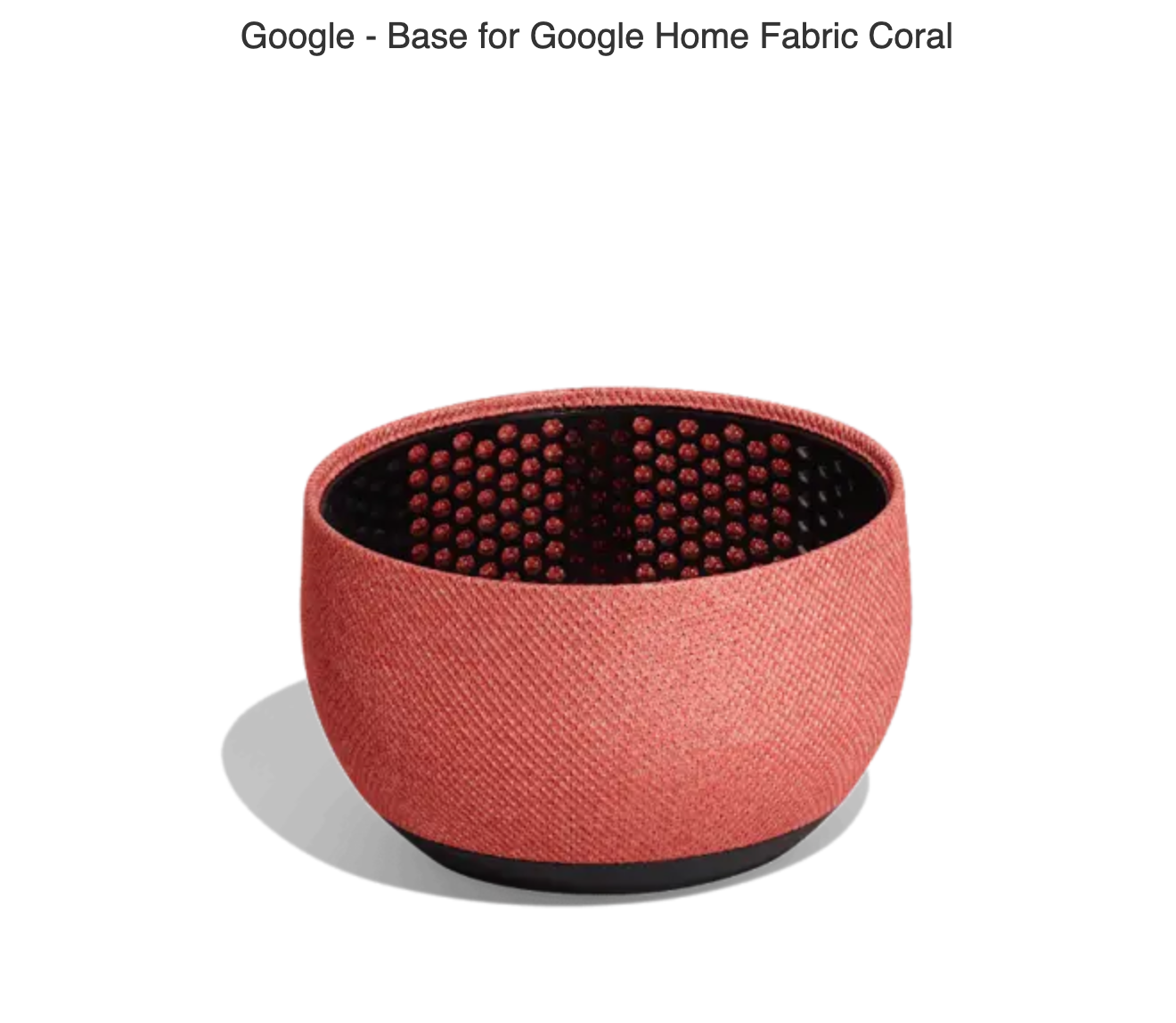 Google Home Base Ga5c00433a00z01 Coral NEW