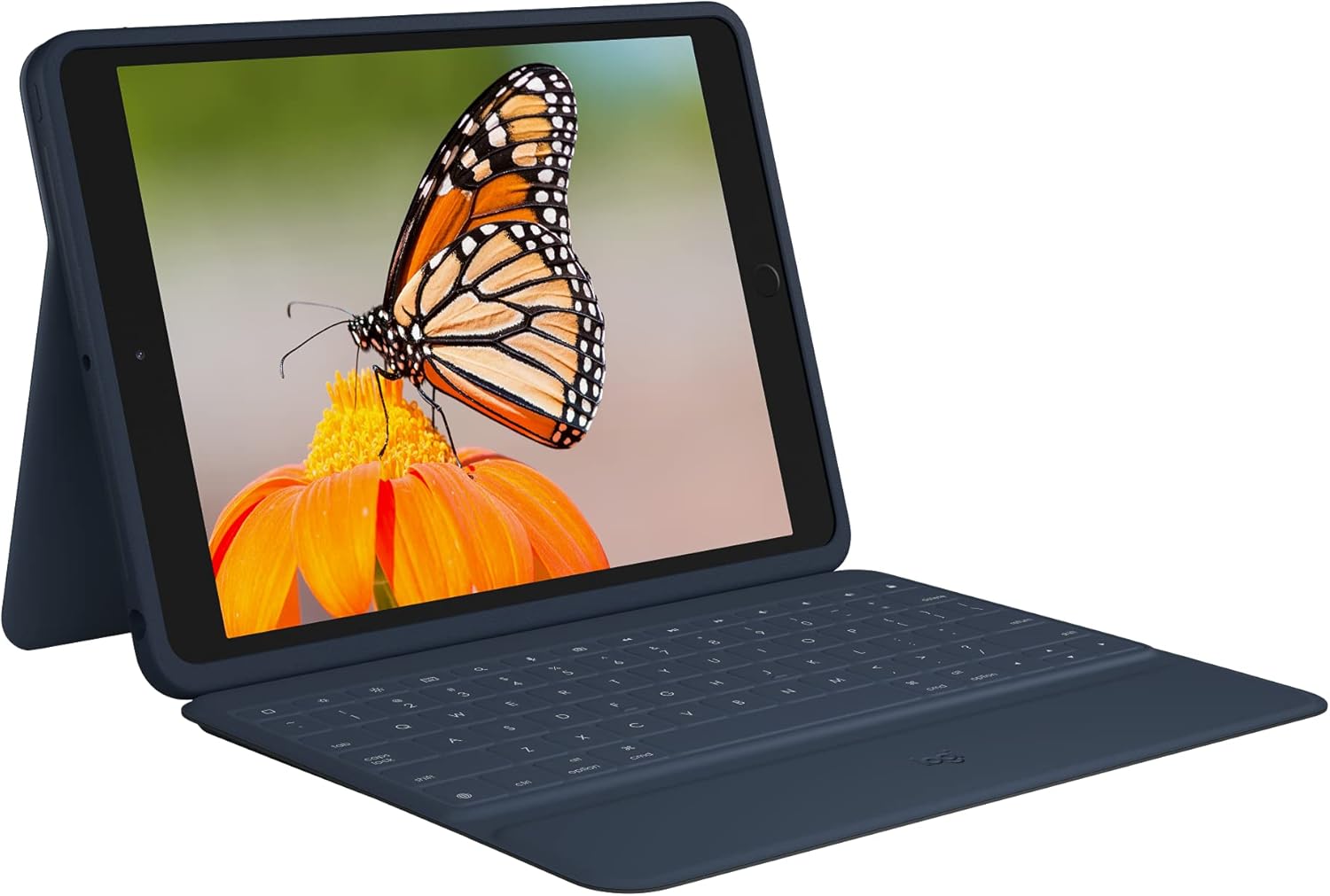 Logitech Rugged Combo 3 Ipad Keyboard For Ipad 7th - 8th And 9th Generation Classic Blue KH1
