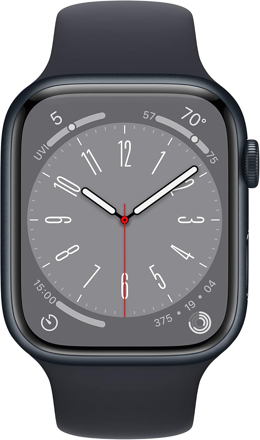 Apple Watch Series 8 45mm Gps + Cellular Aluminum Midnight + Midnight Sport Band 32gb HG1