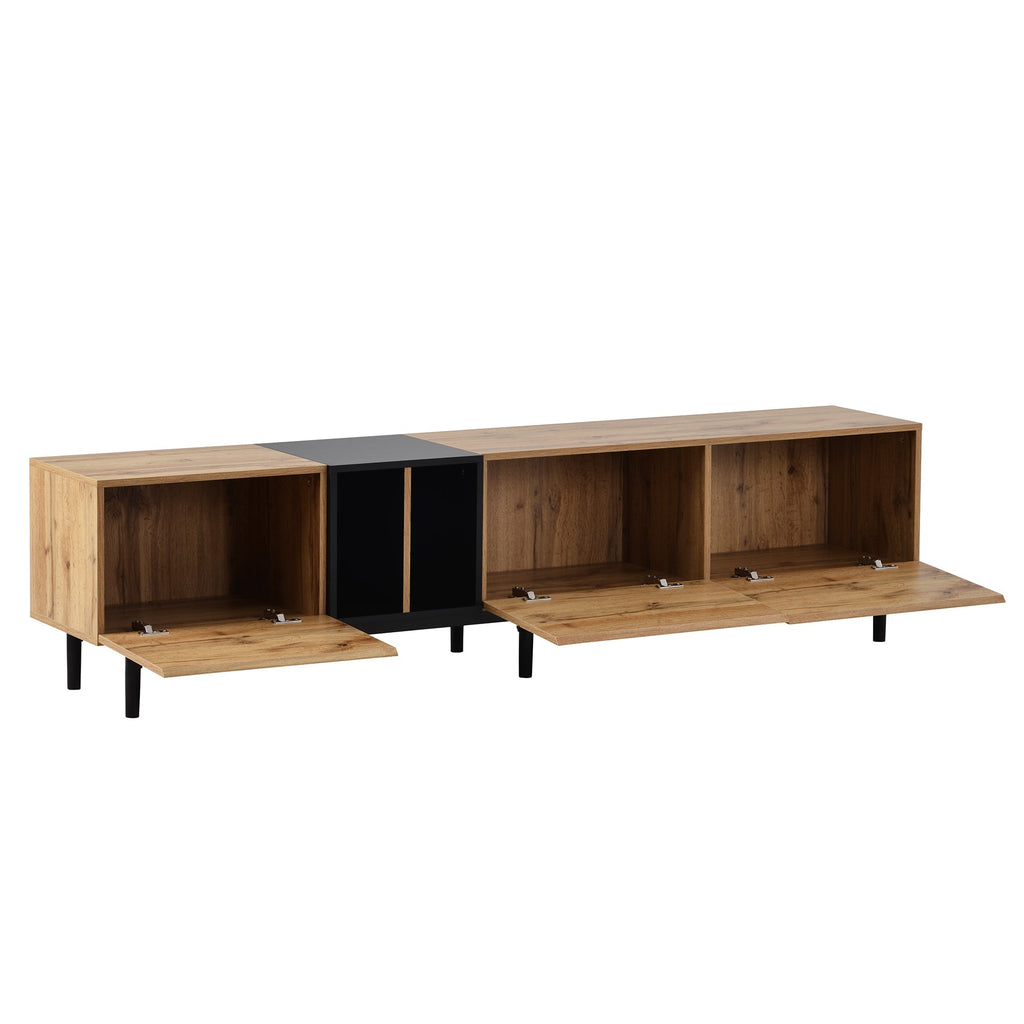 Modern Natural Wood Color TV Stand