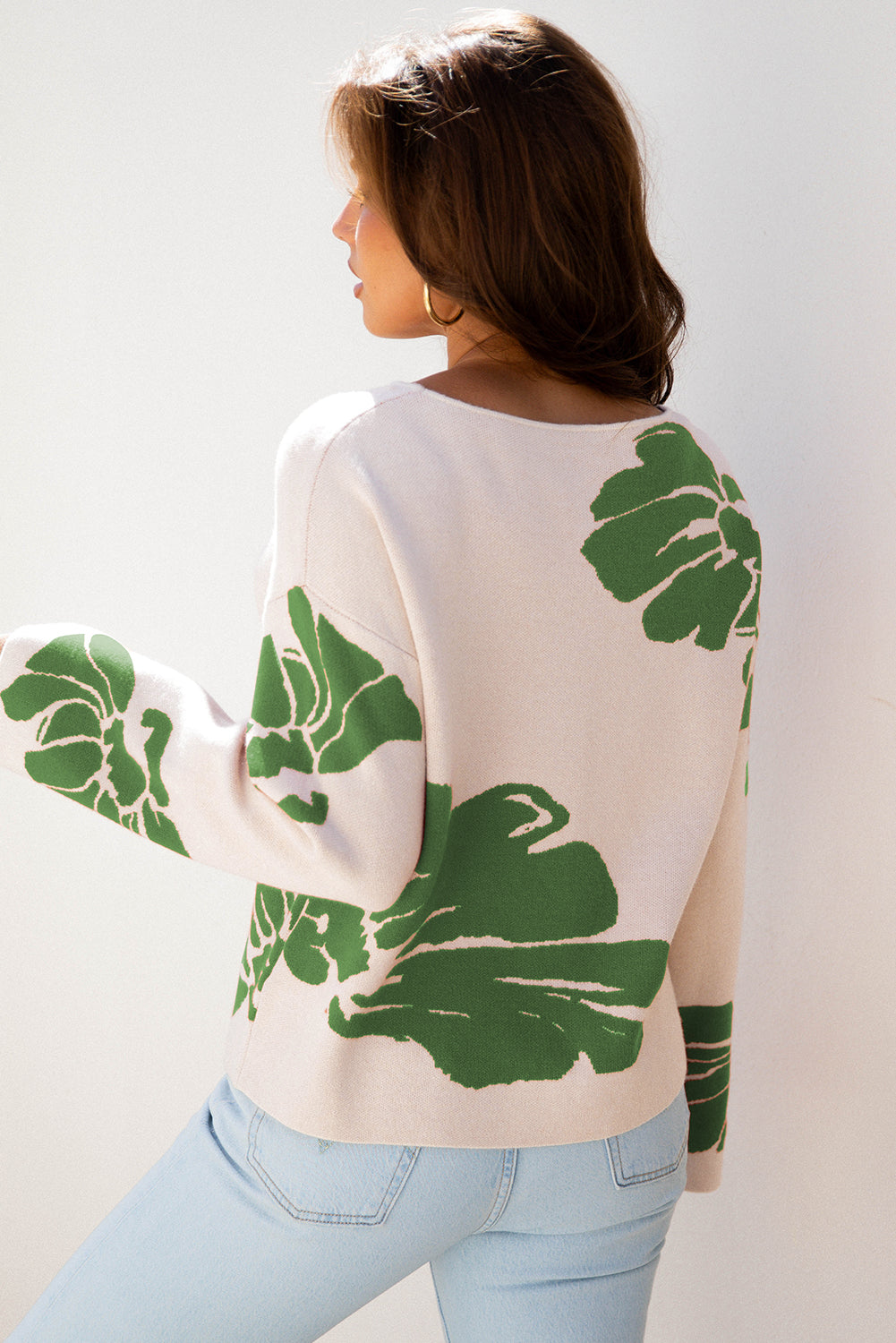 Beth Wide Sleeve Baggy Sweater by Threaded Pear