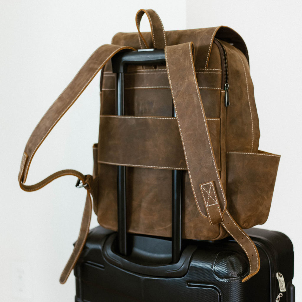 Leather Rugged Backpack - Terra by Bullstrap