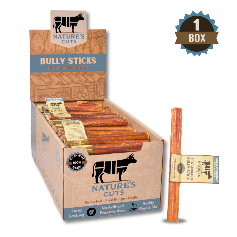 6" Standard Bully Sticks Display Box by Mighty Chewz