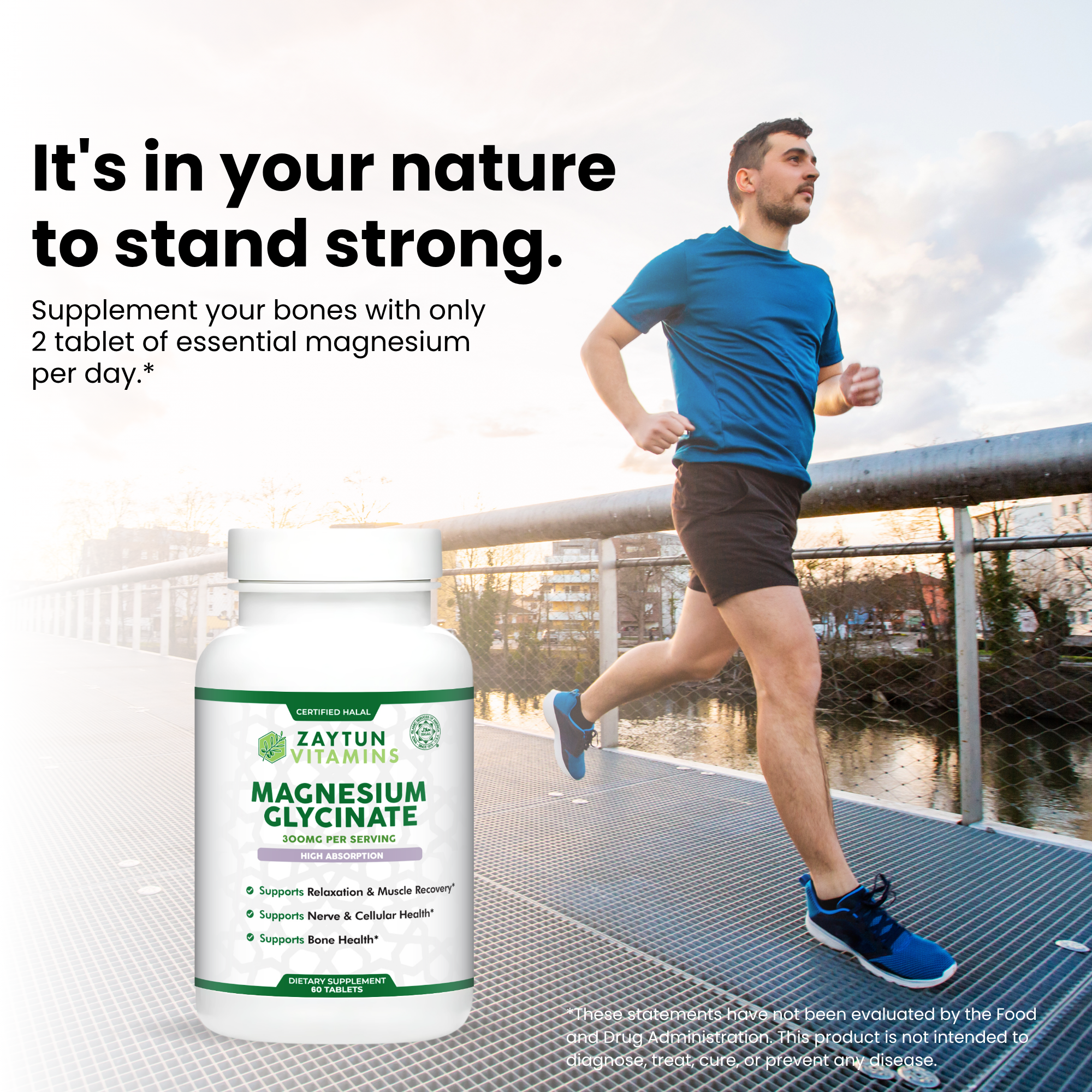 Halal Magnesium Glycinate Tablets