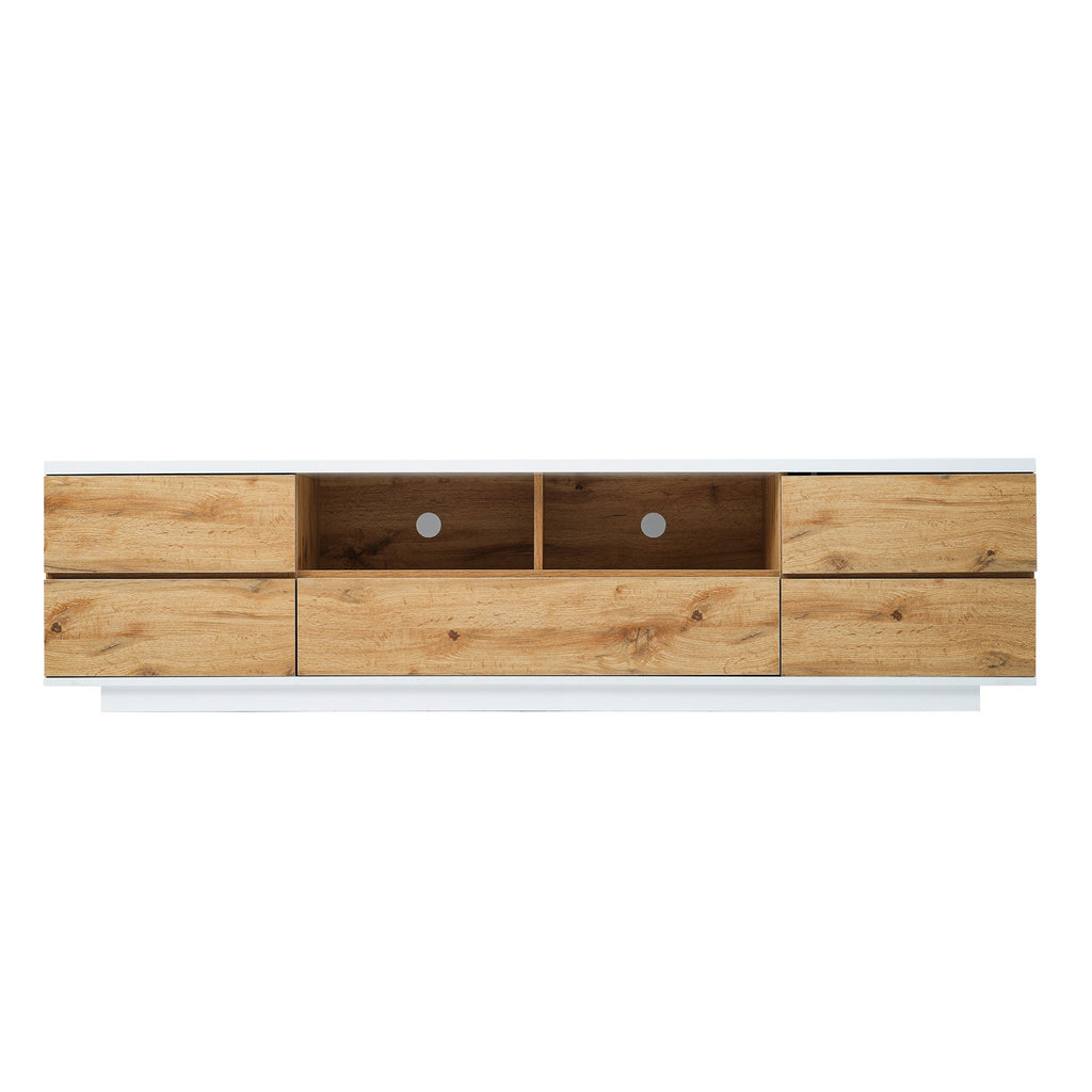 Modern TV Stand With Multi-Functional Storage