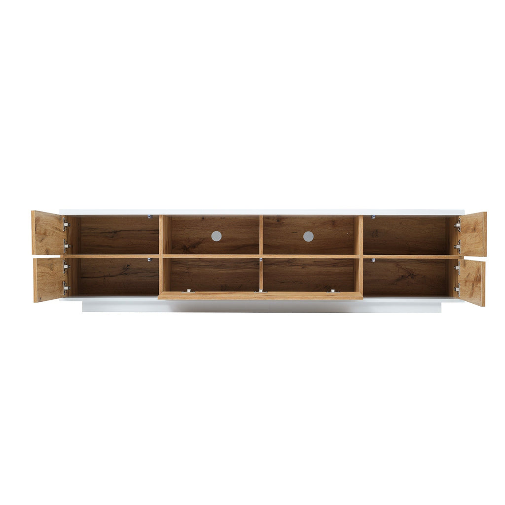 Modern TV Stand With Multi-Functional Storage
