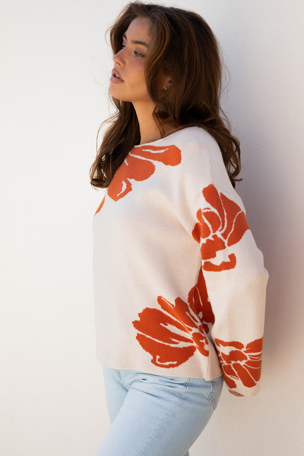 Beth Wide Sleeve Baggy Sweater by Threaded Pear