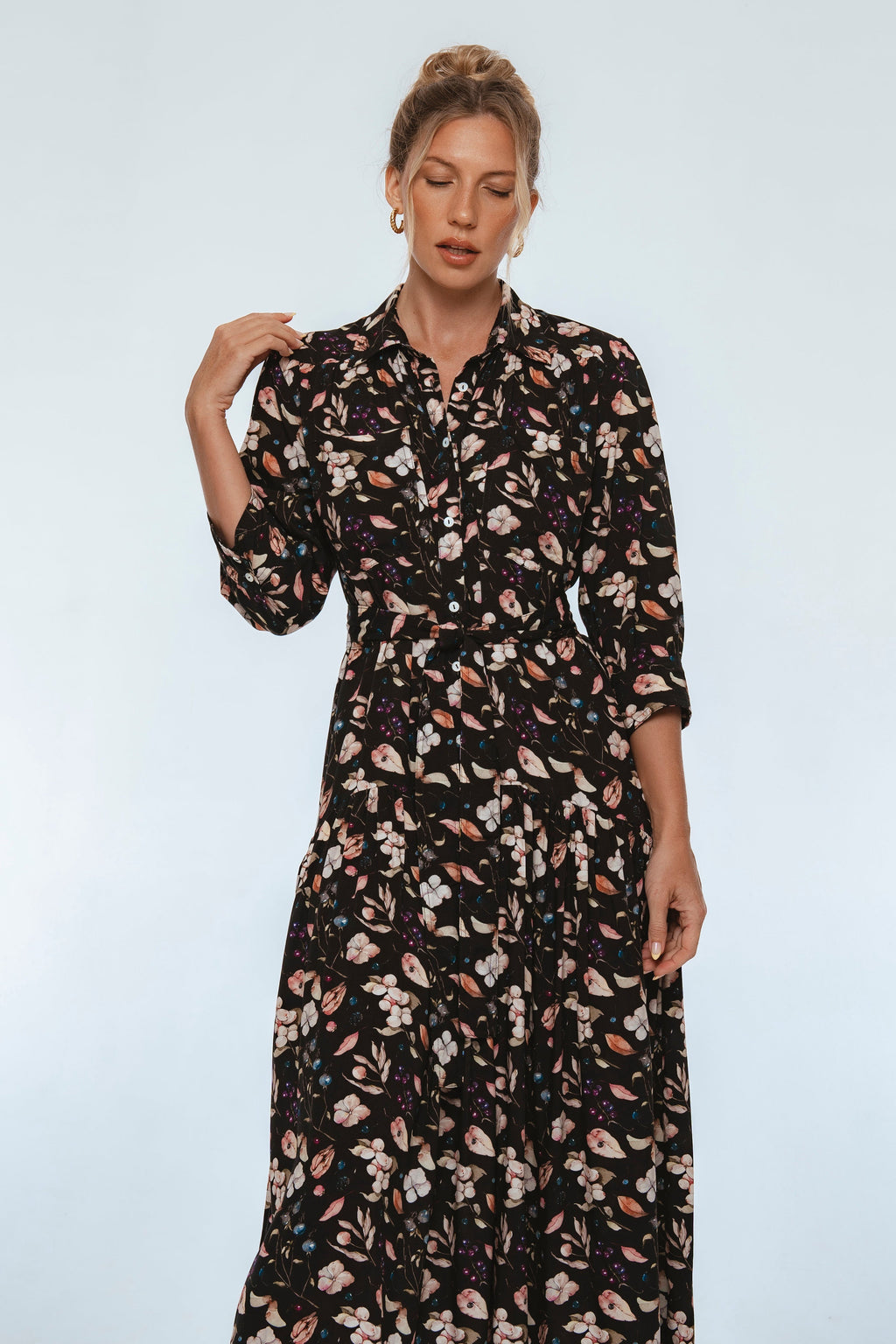 Colette Long Sleeve Shirt Dress
