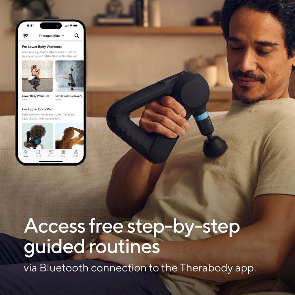Therabody Certified Refurbished TheraGun Therabody Prime Deep Tissue Muscle Massager 5th Generation in Black