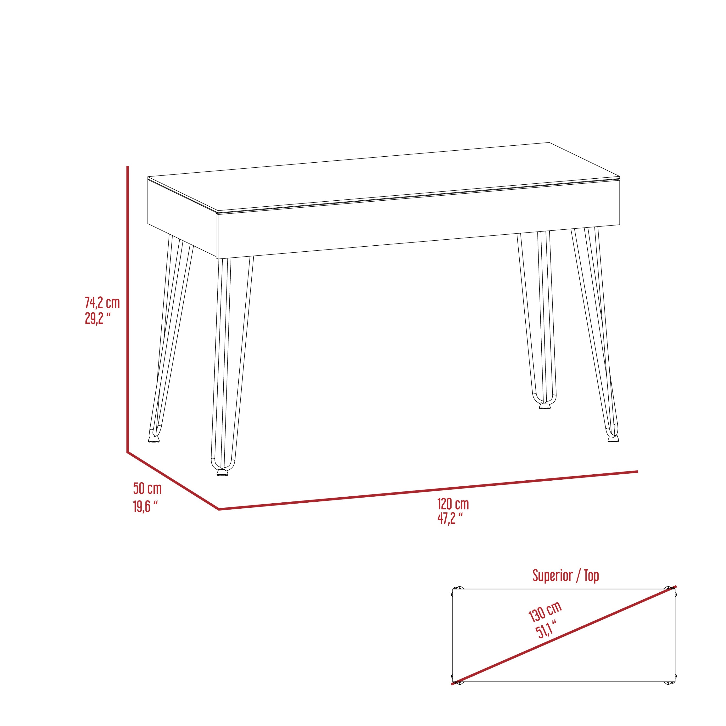 Mahogany Classic Office Desk
