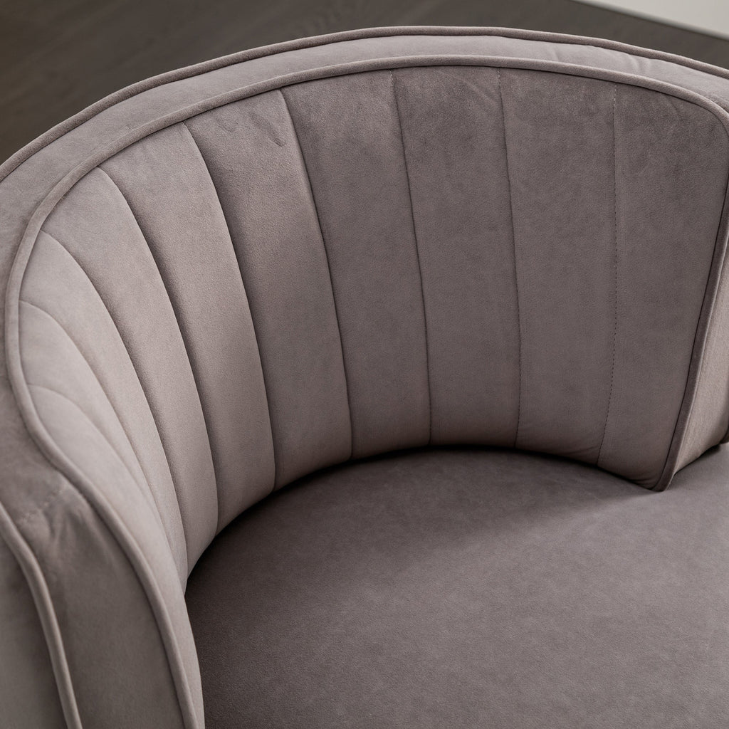 360 Degree Swivel Cuddle Barrel Accent Sofa Chairs