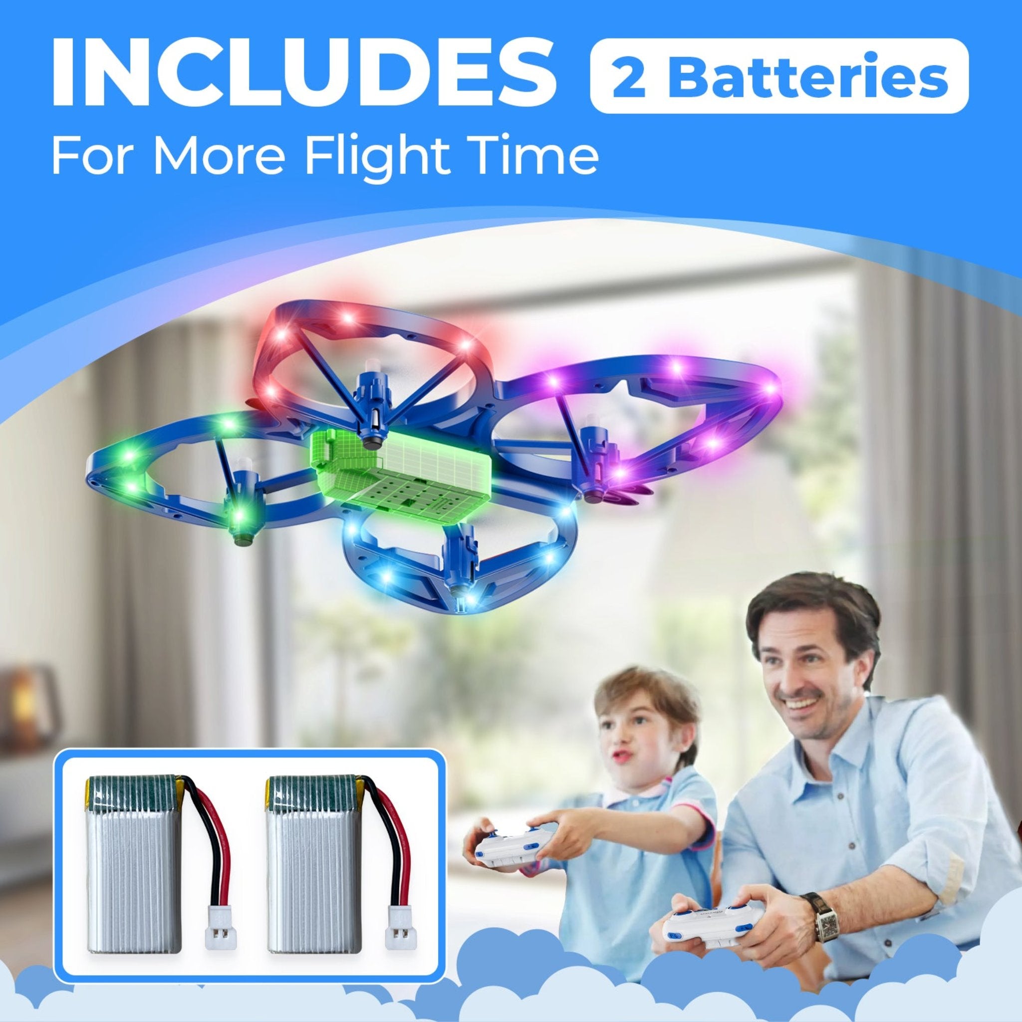 Contixo TD2 Butterfly Kids Drone - LED Lights, 360- Stunts, 14 by Contixo