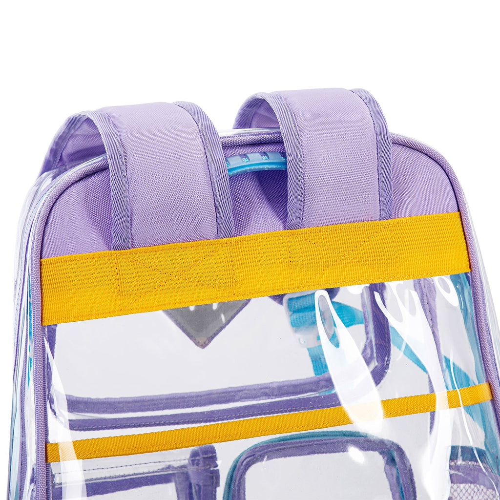 Contixo Heavy Duty Clear Backpack - PVC Transparent, Stadium Ap by Contixo