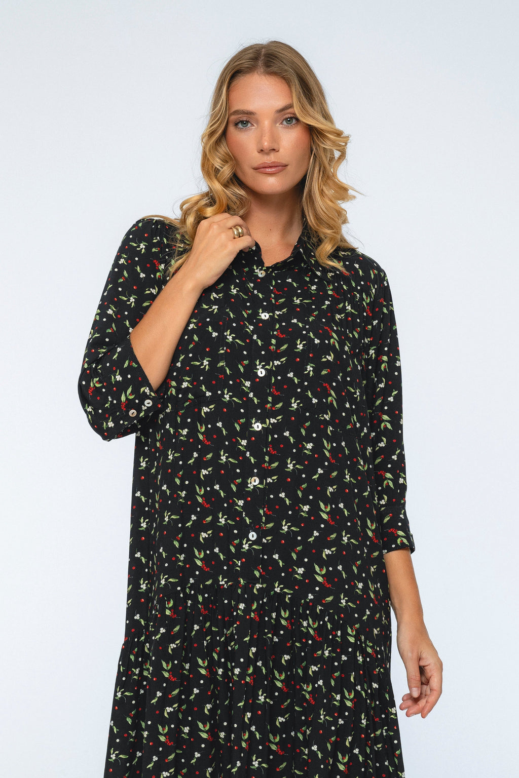 Colette Long Sleeve Shirt Dress