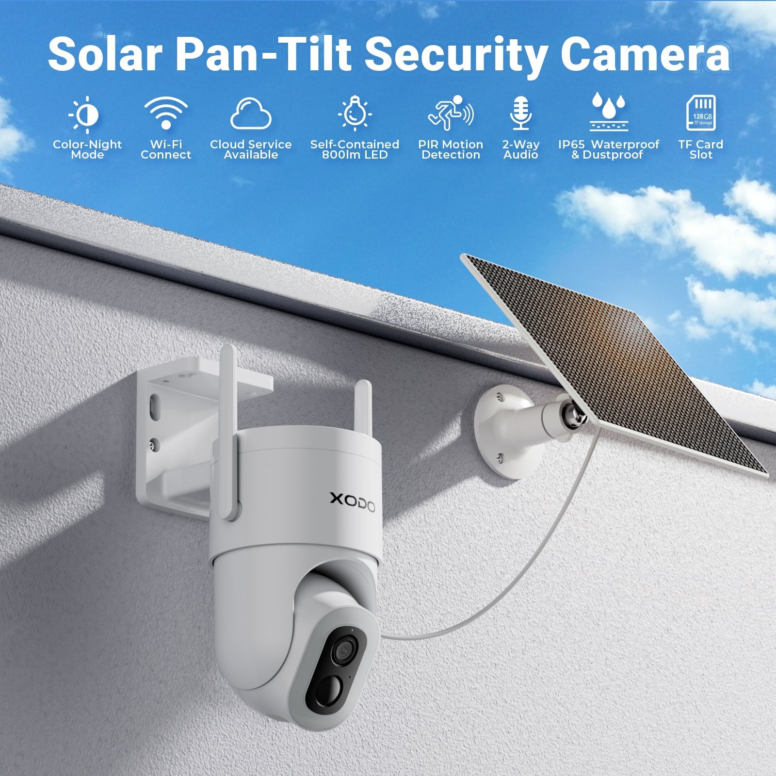 XODO E15 Smart Wi-Fi Security Camera - 1080p HD Indoor Surveillance by Contixo