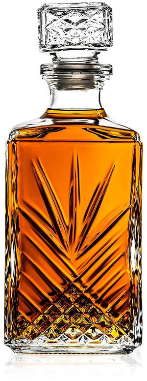 7 Pc Decanter and Rock Glass Set