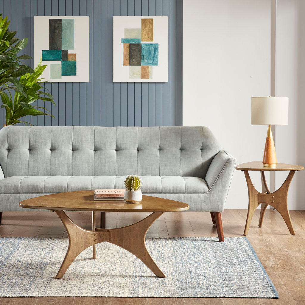 Triangle Solid Wood Coffee Table