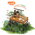 Contixo Kids Camping Table Playset - 17" Foldable Case, Outdoor Pretend Play Toy by Contixo