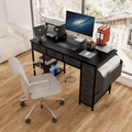 47.3' Computer Desk With 7 Drawers, Extra Large Side Pocket, and Power Outlets