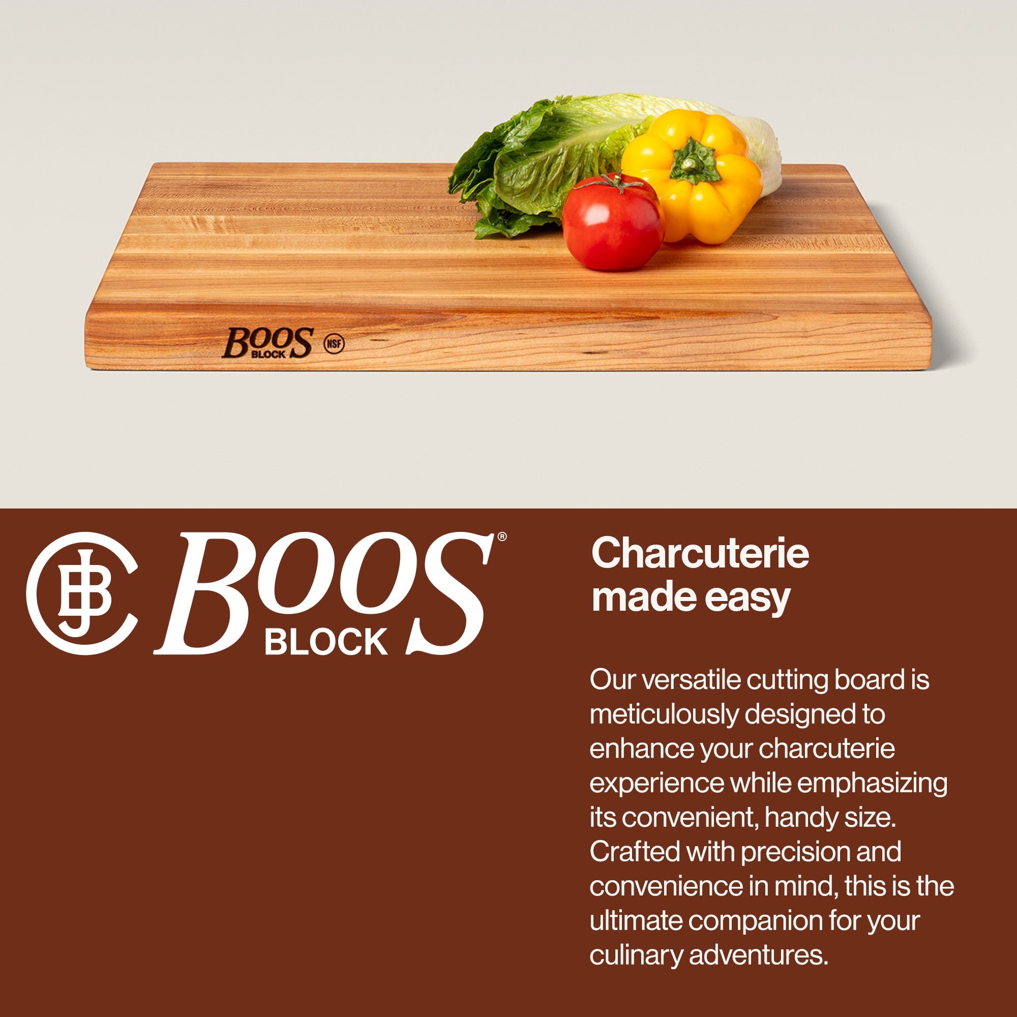 John Boos 20-by-15-Inch Reversible Maple Cutting Board