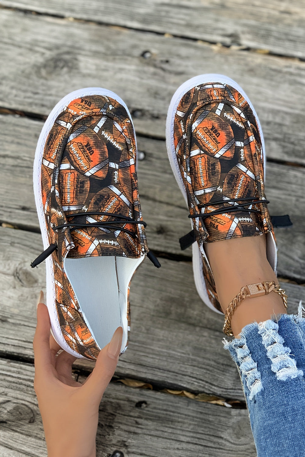 Scarlett Slip On Flat Shoes by Threaded Pear