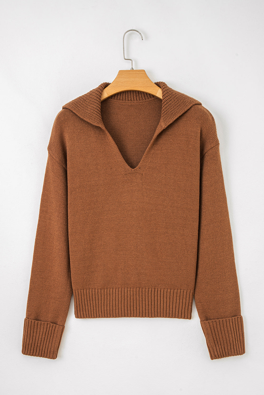 Avery Edge Sexy Elegant Sweater - Threaded Pear