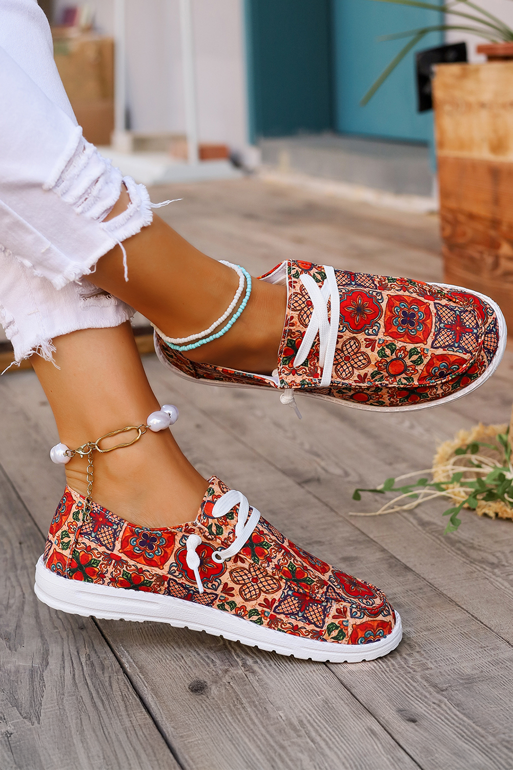 Aria Flat Slip On Shoes by Threaded Pear