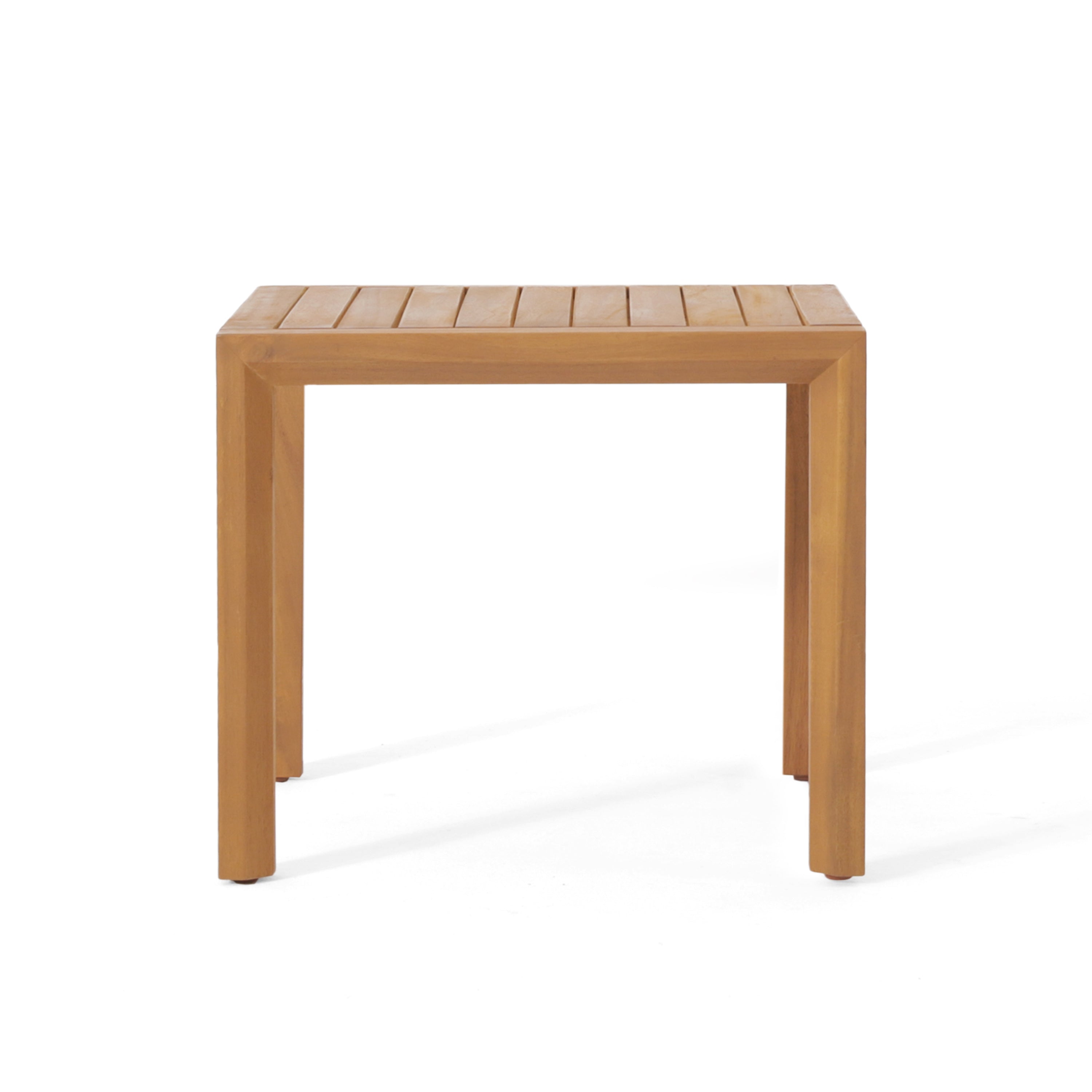 3 Pieces Acacia Wood Outdoor Minimalist Set