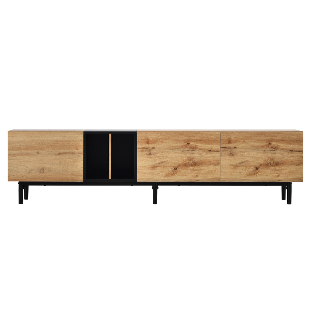 Modern Natural Wood Color TV Stand