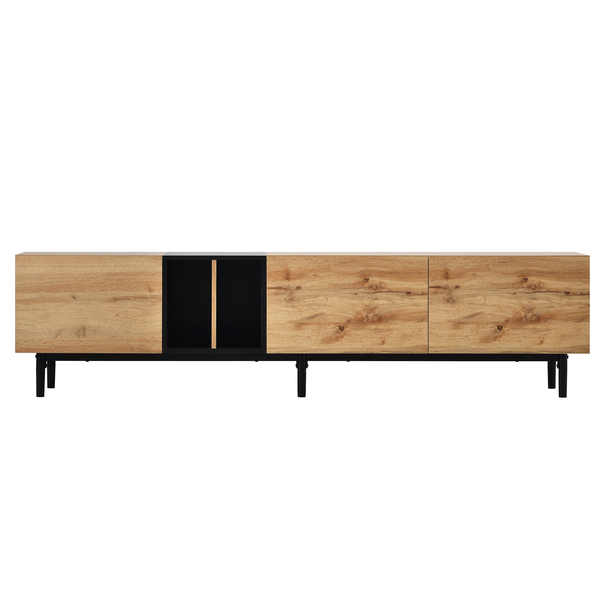 Modern Natural Wood Color TV Stand