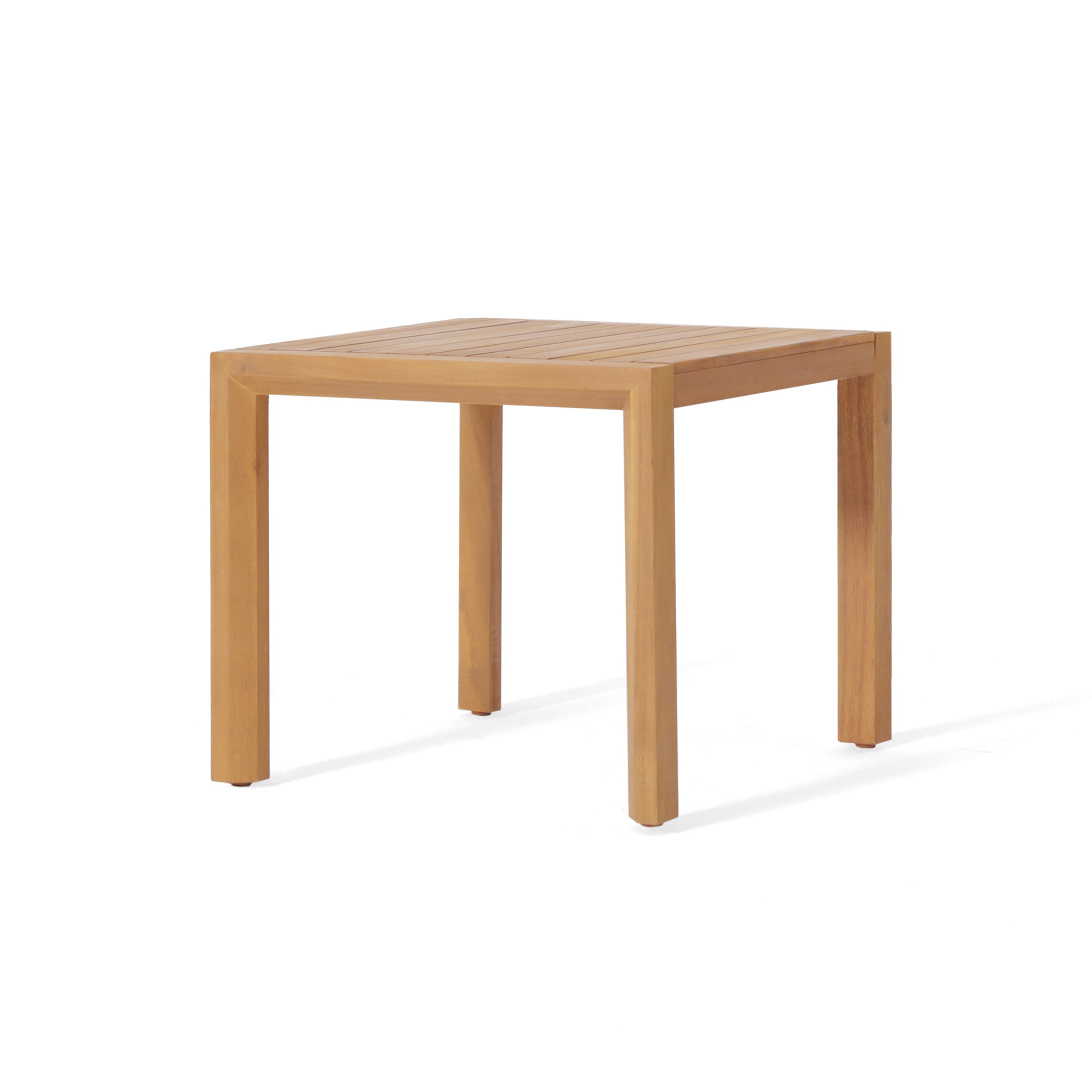 3 Pieces Acacia Wood Outdoor Minimalist Set