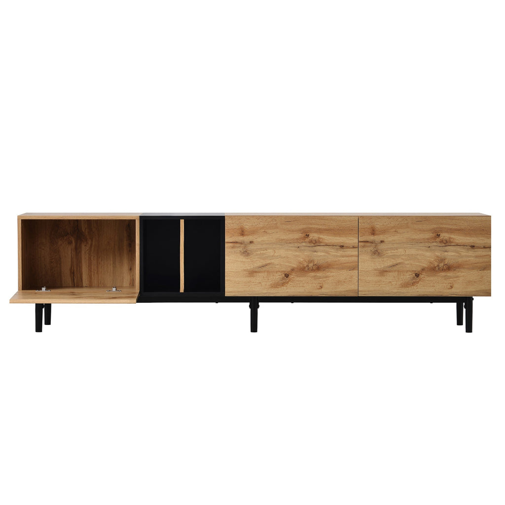 Modern Natural Wood Color TV Stand