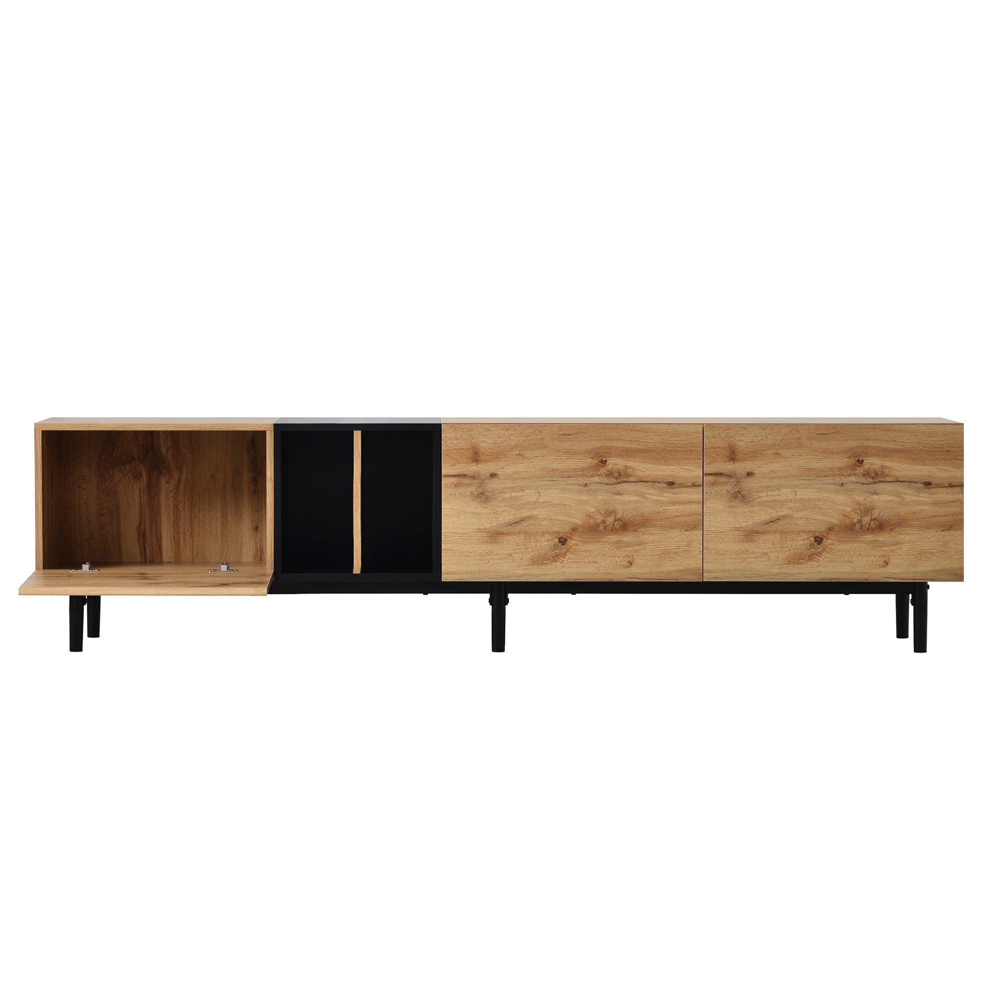 Modern Natural Wood Color TV Stand